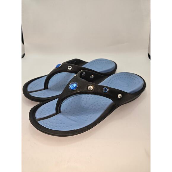 No‎ Boundaries Dazzling Flip Flops, Women’s Size 10 - Picture 2 of 4